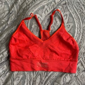 Women’s pink sports bra